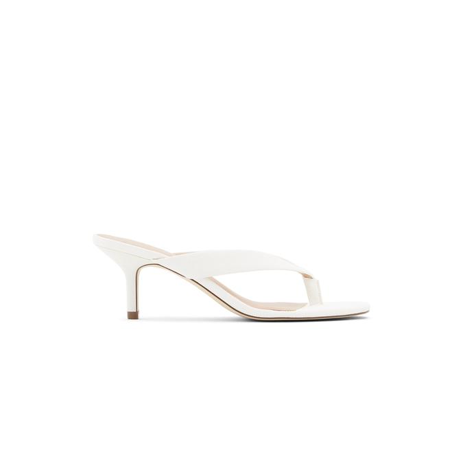 Myla Women's White Heeled Sandals image number 0
