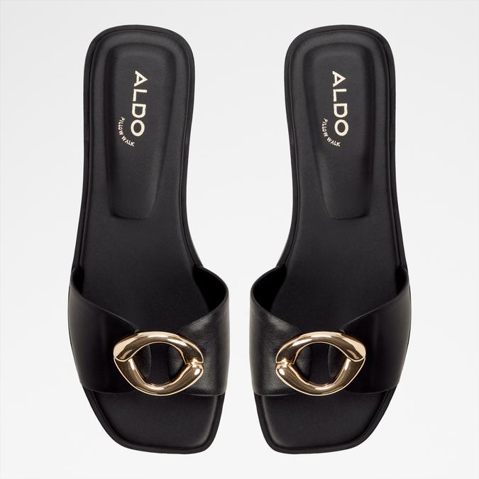 BIGGINA Black Women Flats image number 5