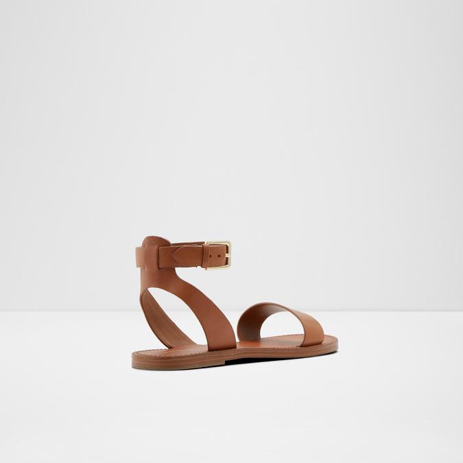 Campodoro Women's Cognac Flat Sandals image number 2