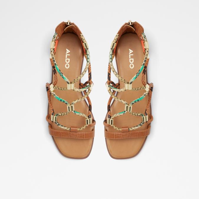 Occerana-In Women's Brown Flat Sandals