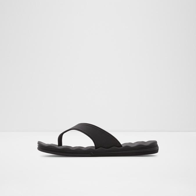 Haciendo Men's Black Thong Sandals image number 3