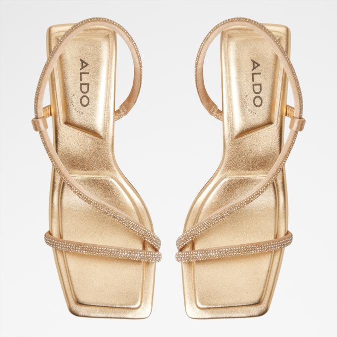Castlegate-In Women's Gold Dress Sandals