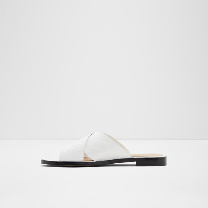 Celararith Women's White Flat Sandals image number 2