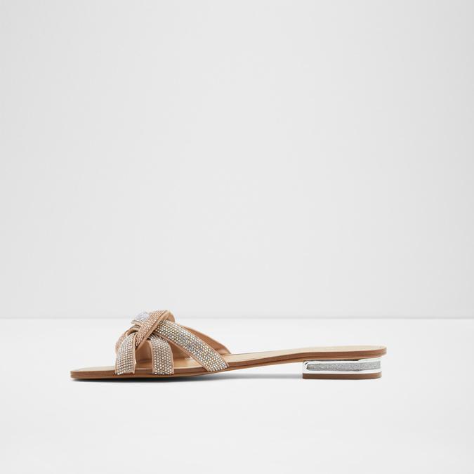 Tydeus Women's Rose Gold Flat Sandals image number 3