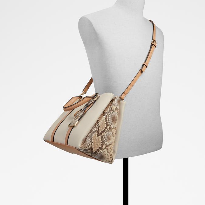 Harmonie Women's Beige Satchel image number 3