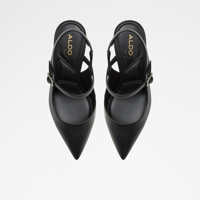 Papilliana Women's Black Block Heel image number 1