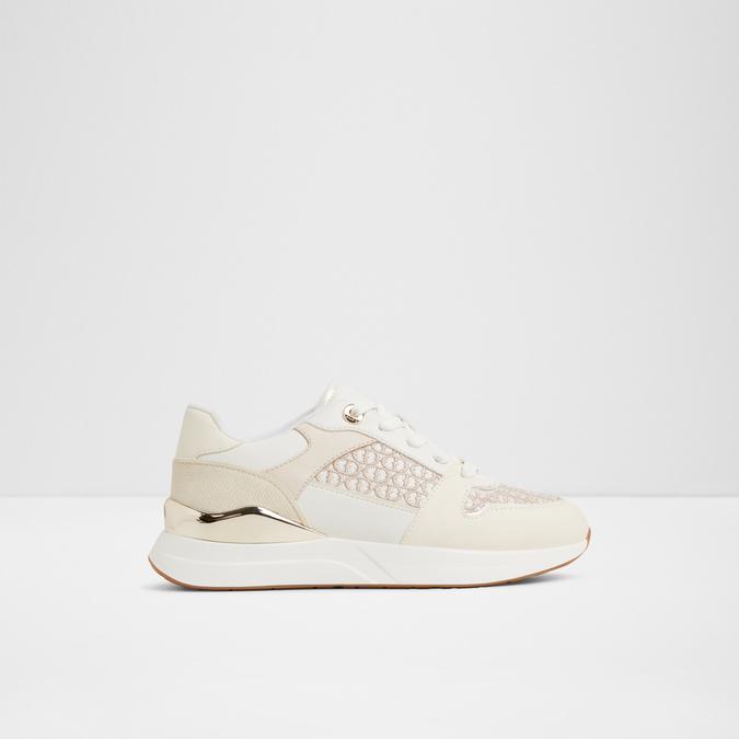 Gumtreea-In Women's Beige Sneaker Wedges