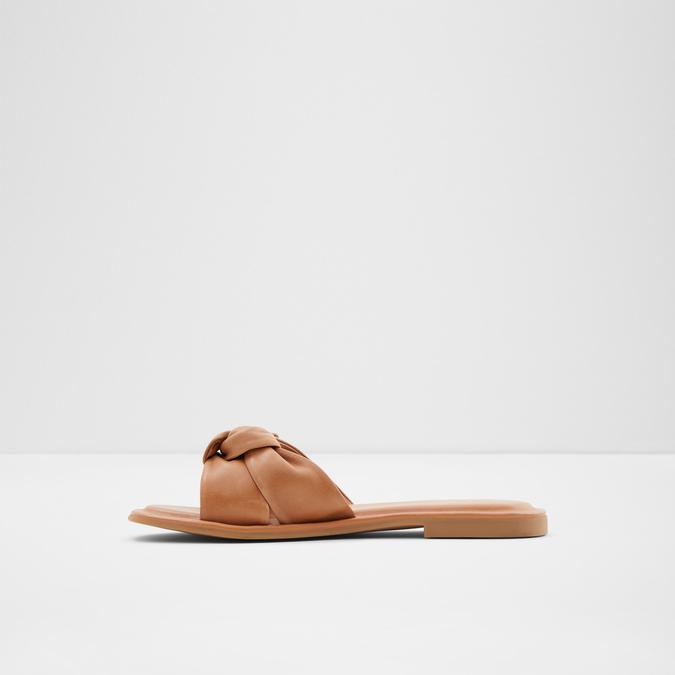 Abayrith Women's Cognac Flat Sandals image number 3