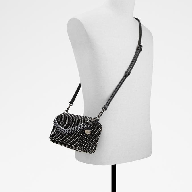 Meshlouna Women's Black Shoulder Bag image number 4