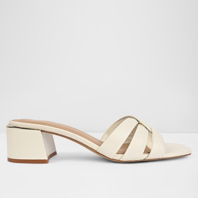 HANNE-IN WHITE/BONE Women Block Heel Sandals