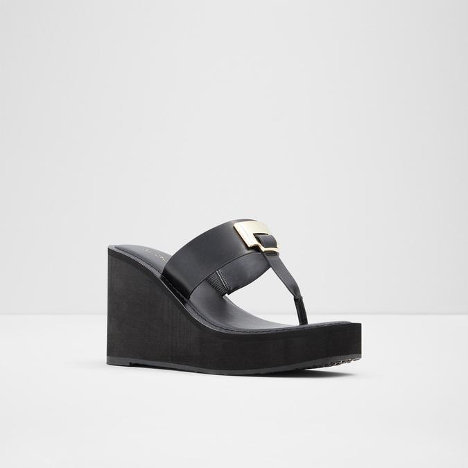 Acarenia Women's Black Sandals image number 3