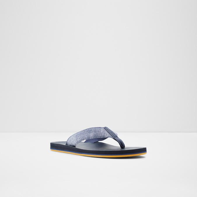 Weallere Men's Navy Thong Sandals image number 3