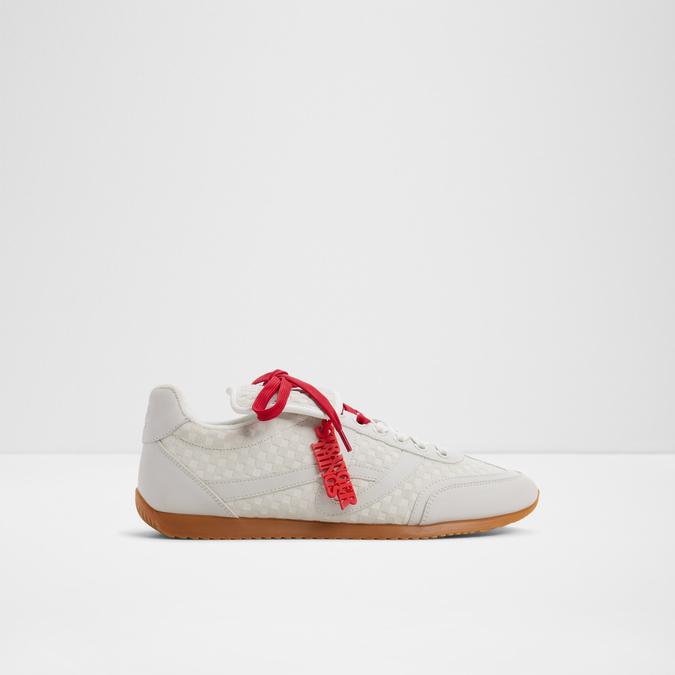 Thevoid-In Men's Beige Low Top Sneakers