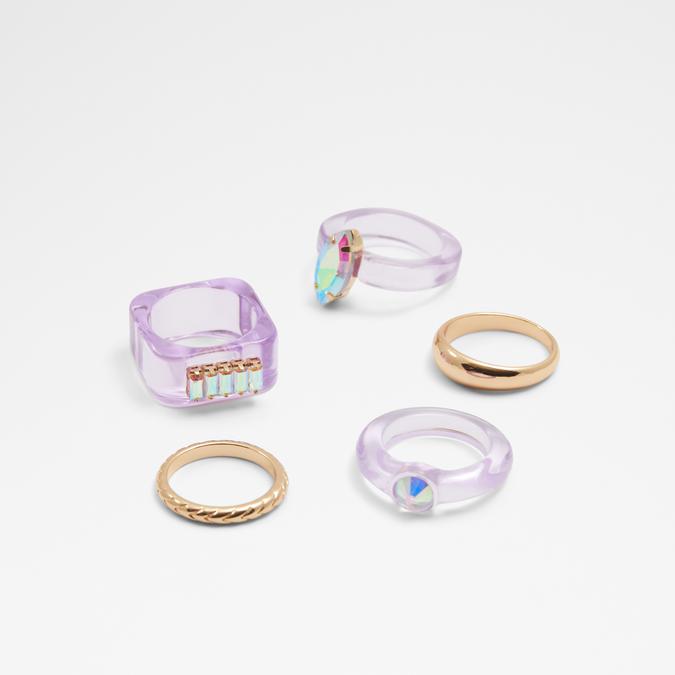 Papusii Women Light Purple Rings image number 0