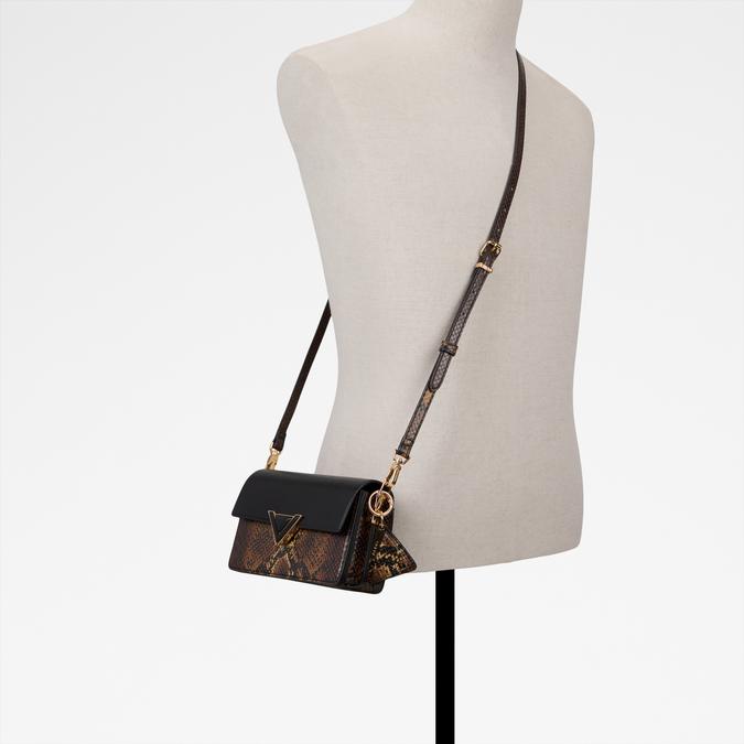 LUXECARRY Black Combo Women Shoulder Bag image number 4