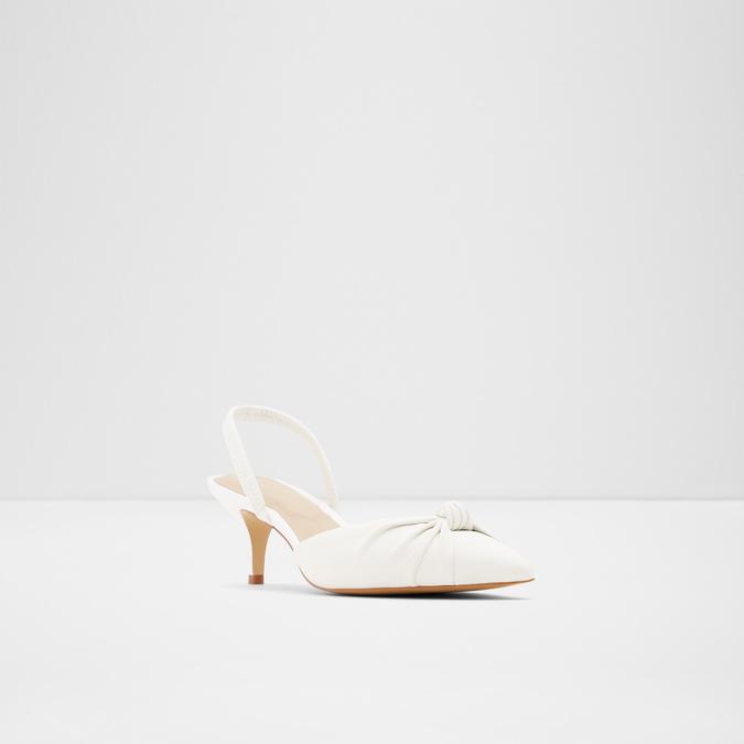 Galaecia Women's White Pumps image number 3