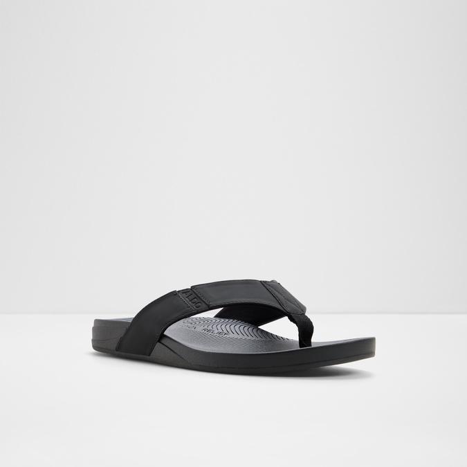 STEFFENA-IN Black Men Thong Sandals image number 3