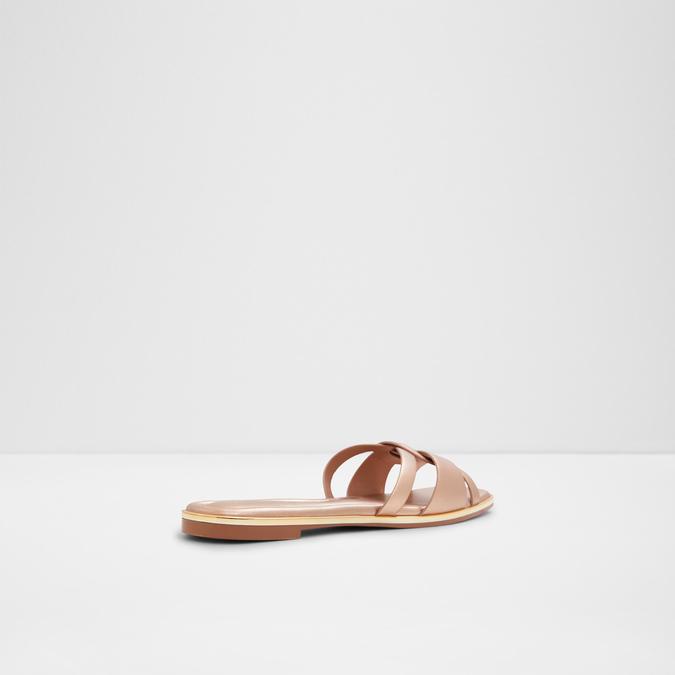 Cadialdan Women's Rose Gold Flat Sandals image number 2