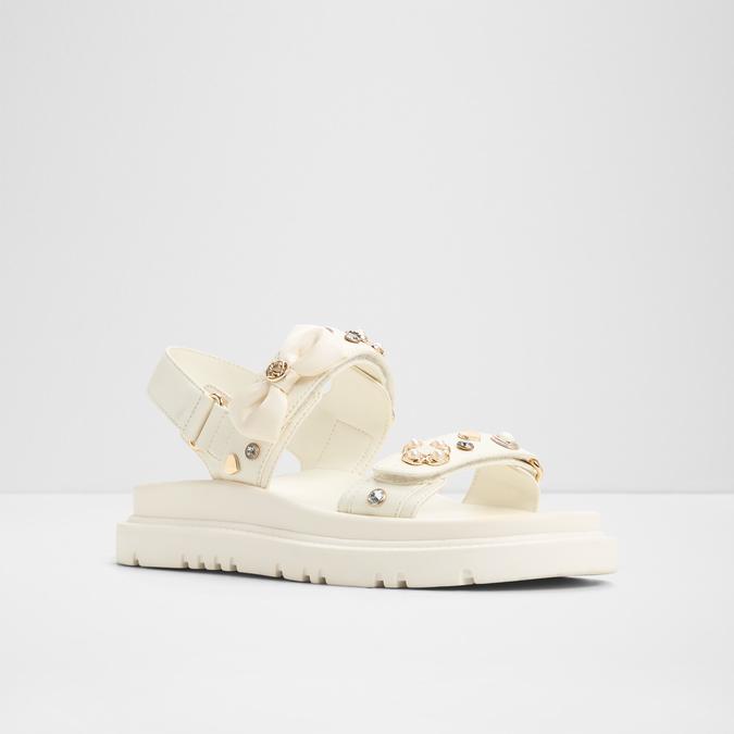 GEMIMAA White Women Sandals image number 3