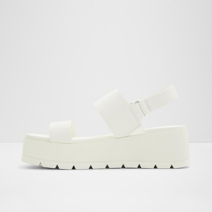 Thila-In Women's White Wedges image number 3