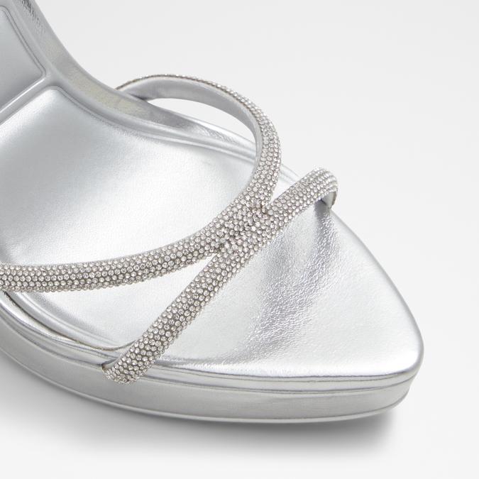 Izabella Women's Silver Dress Sandals image number 4