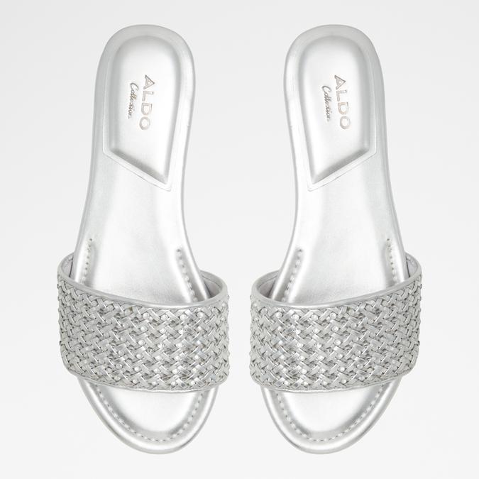 Eleonoreflat Women's Silver Flat Sandals image number 1