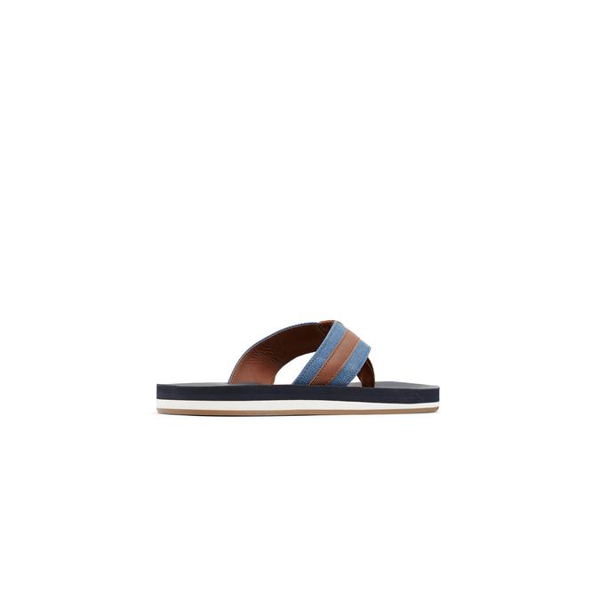 Voessi Men's Navy Flat Sandals image number 1