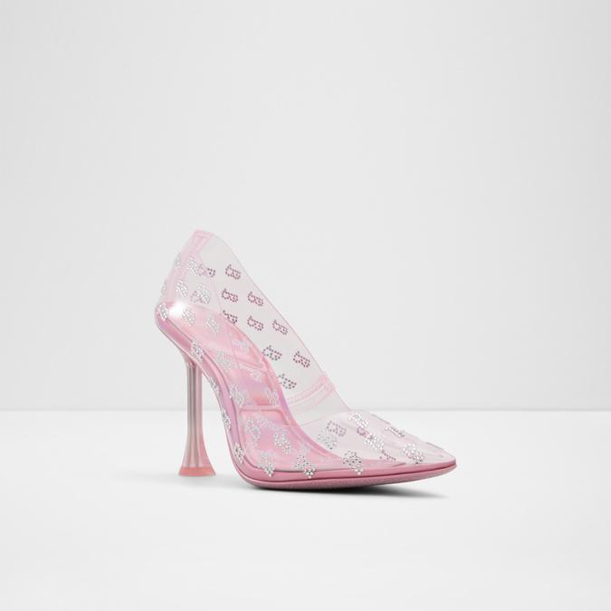 Barbietessy Women's Medium Pink Pumps image number 5