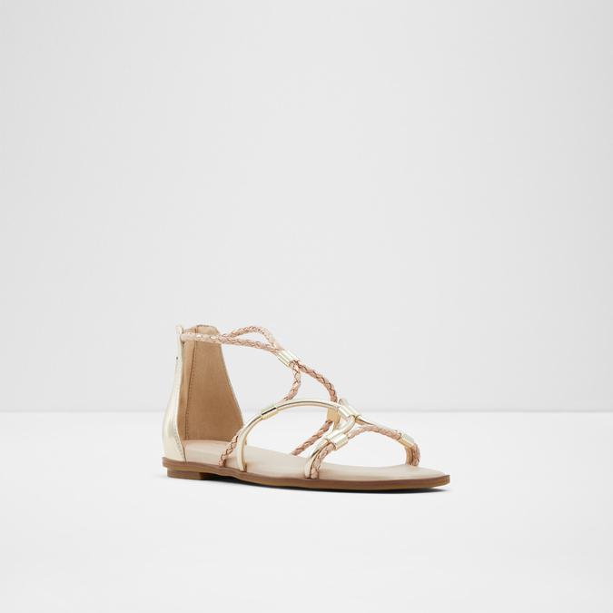 Oceriwenflex Women's Metallic Multi Flat Sandals image number 4