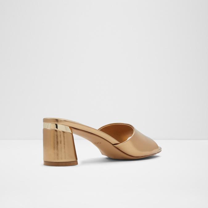 Par Women's Gold Block Heel image number 2