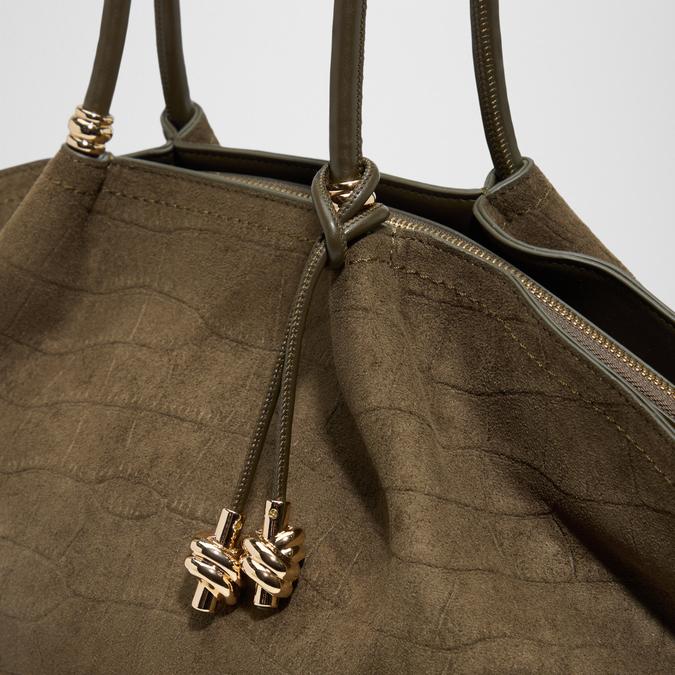 BRAELYNEX Khaki Women Tote image number 2
