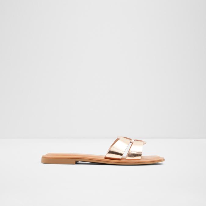 Ereswen Women's Rose Gold Flat Sandals image number 0