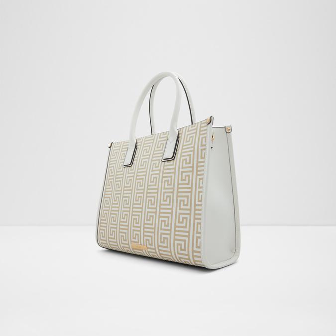 Mara Women's White Overflow Totes image number 1
