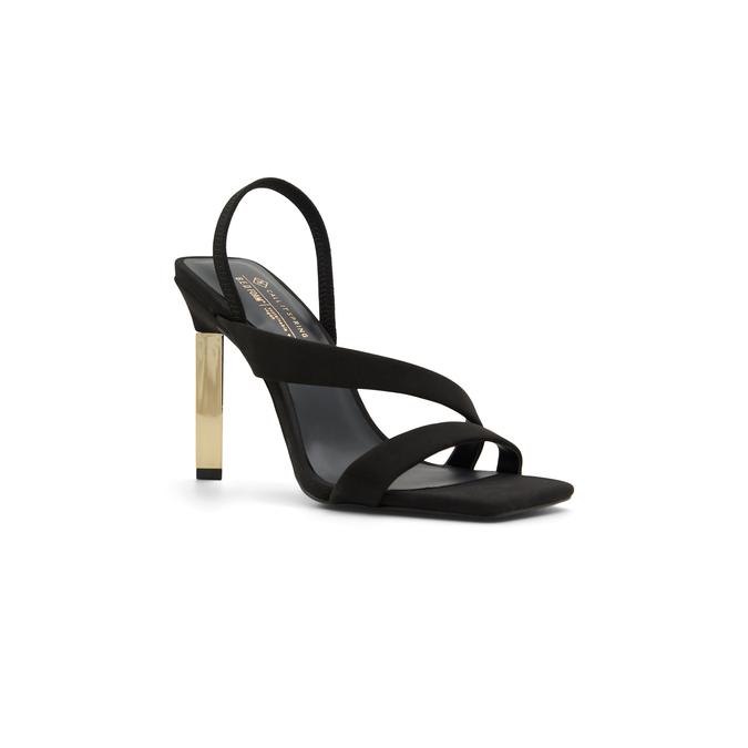 Nightout Women's Black Block Heel Sandals image number 4