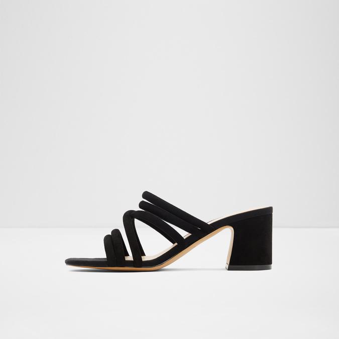 Atlanta Women's Black Block Heel Sandal image number 3