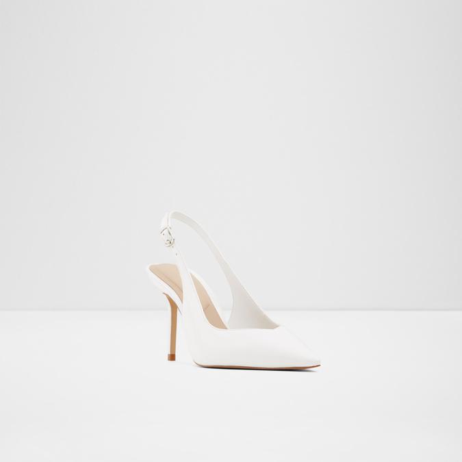 Julietta Women's White Pumps image number 3