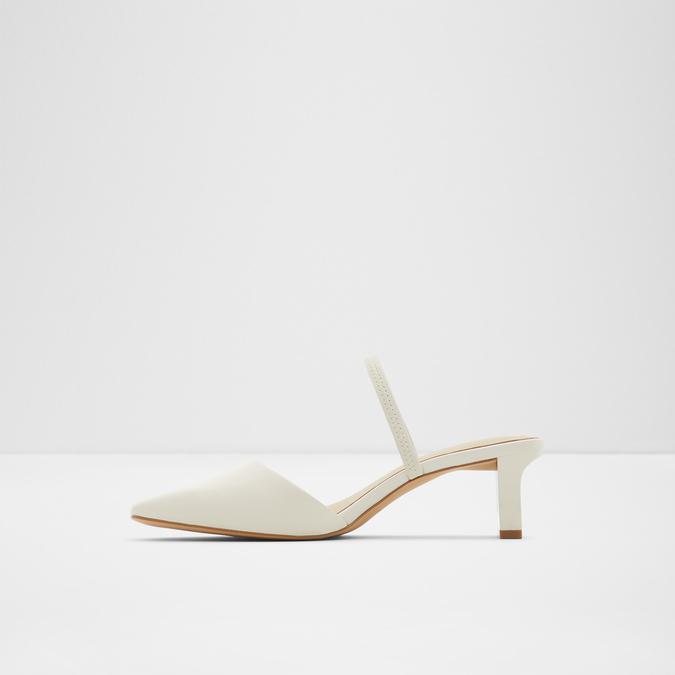 Afean Women's White Pumps image number 2