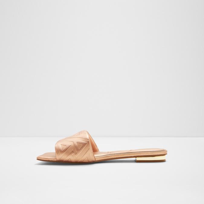 Cleony Women's Rose Gold Flat Sandals image number 3