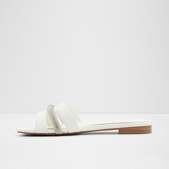 Deandra Women's White Flat Sandals image number 3