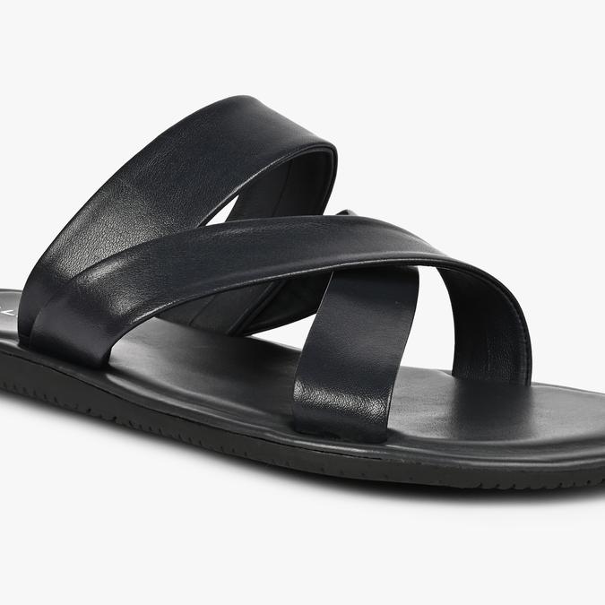 ZAHIR-IND Navy Men Cross Strap Sandals image number 4