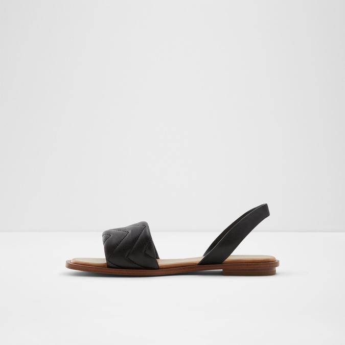Grirawiaflex Women's Black Flat Sandals image number 3