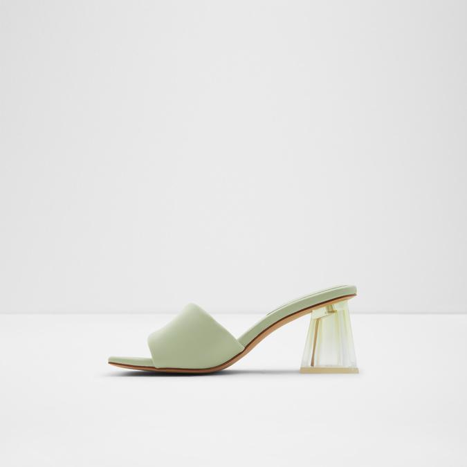 Kylah Women's Bright Green Block Heel Sandal image number 3