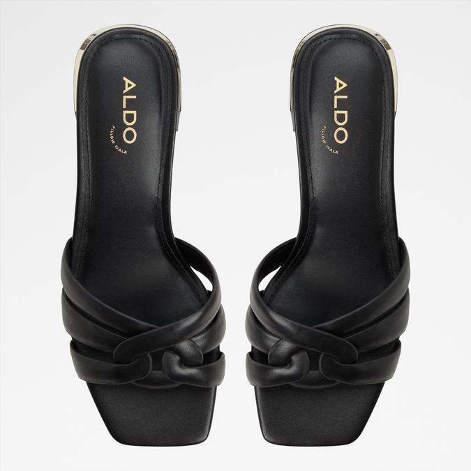 HANNE Black Women Heels image number 5