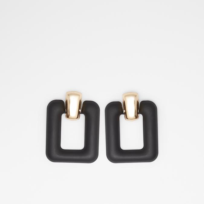 Thigoni Women's Black On Gold Earrings image number 0