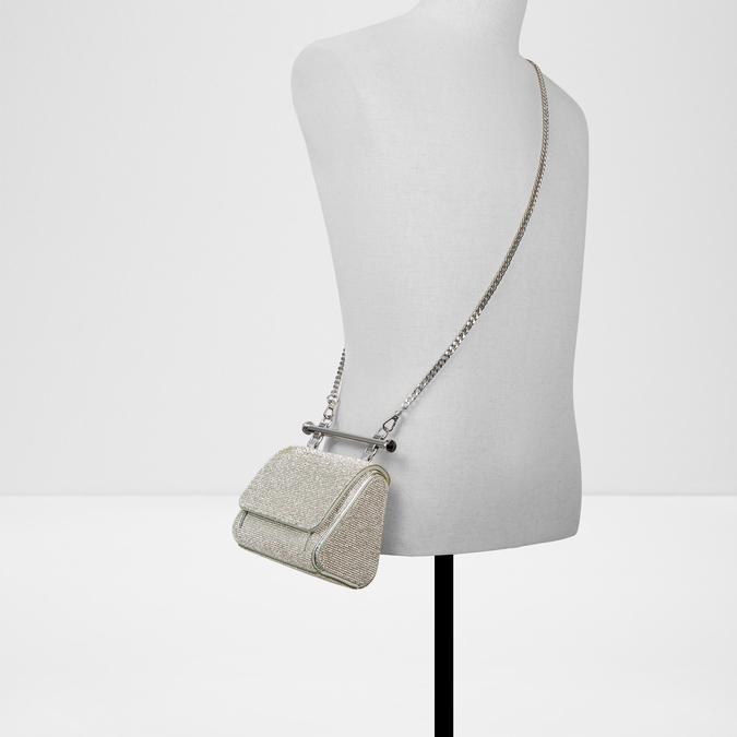 Blingchic Women's Silver Top Handle image number 4