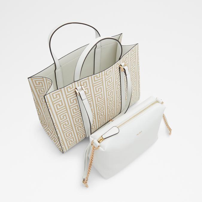Ninetonine Women's White Satchel image number 2