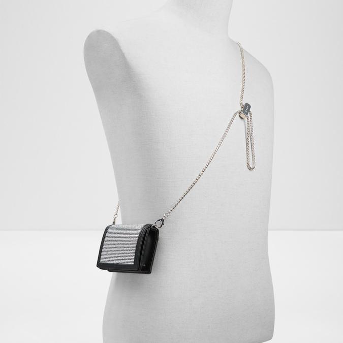 Tux Women's Black Wallet On A Chain image number 3