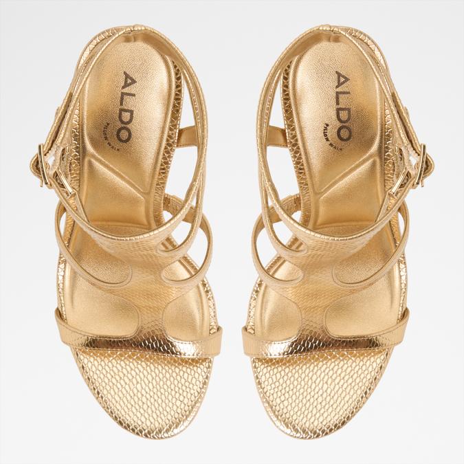 Quintina-In Women's Gold Dress Sandals