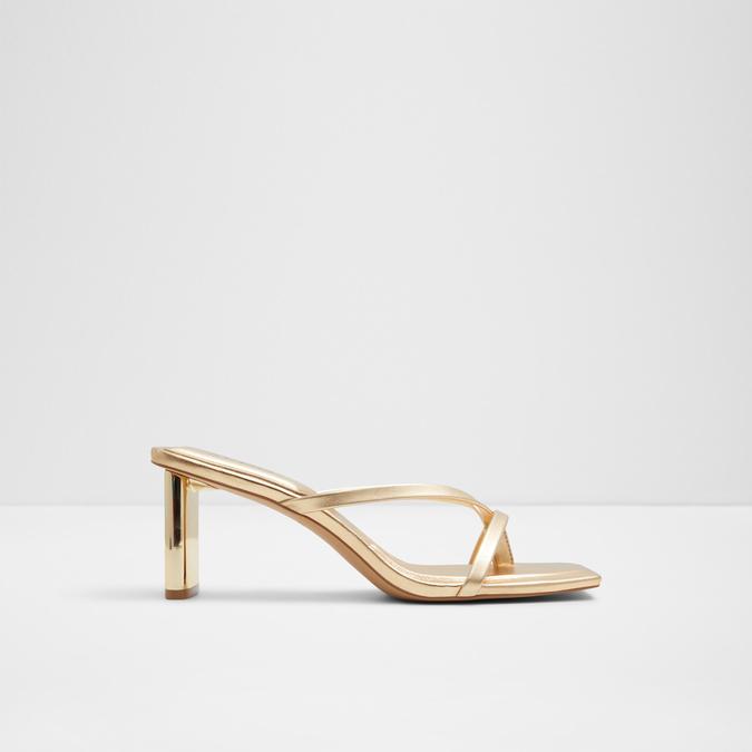 Sanne Women's Gold Block heel Sandals