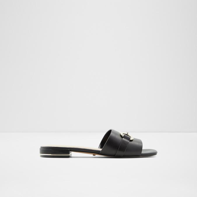 Sevyflex Women's Black Flat Sandals